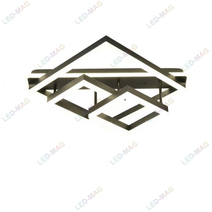Lustra LED Numva Square black cu Telecomanda [3]