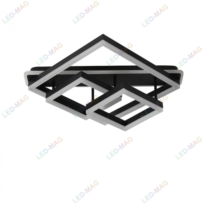 Lustra LED Numva Square black cu Telecomanda [5]
