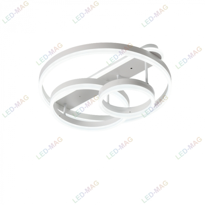 Lustra LED Numva circle Alba 3+1 cu Telecomanda [2]