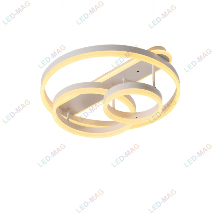 Lustra LED Numva circle Alba 3+1 cu Telecomanda [4]