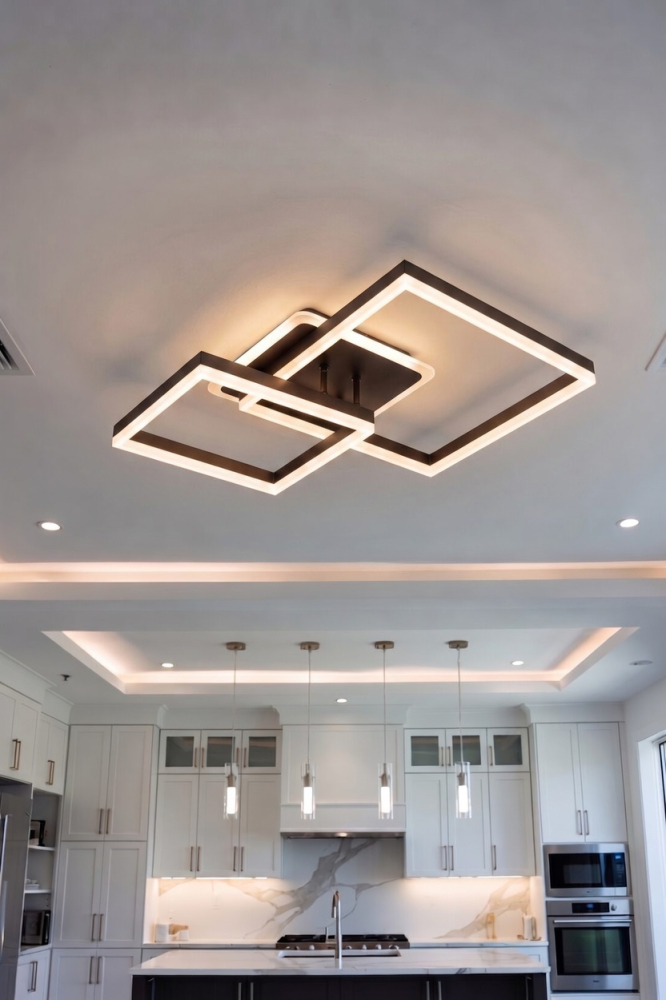 Lustra LED Square Numva 3 cu Telecomanda [2]