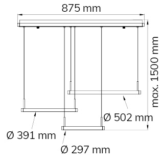 Candelabru LED Wofi Newa lumina calda [4]