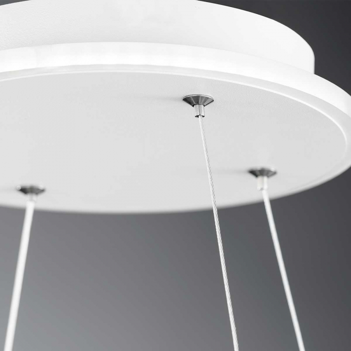 Candelabru Alb led cu lumina calda [2]