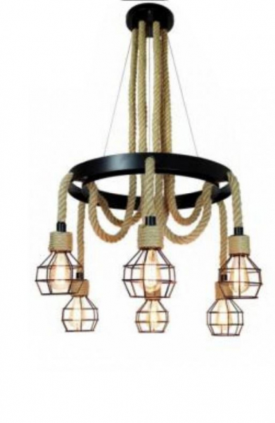 Candelabru Vintage Hazel 6 faguri cu Bec [2]