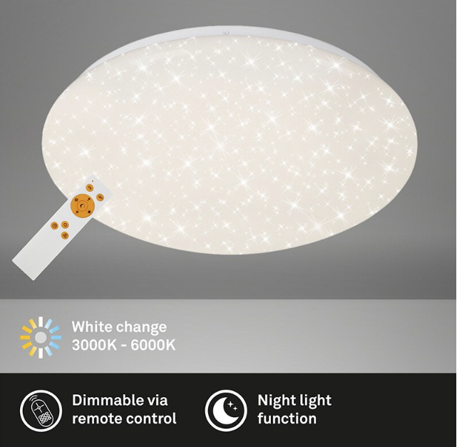 Plafoniera-LED-Brilone-STAR-SKY-LED-Efect-Cer-instelat-Putere-18W-2200lumeni -3000-6500K-Lumina-selectabila-si-dimabila-din-telecomanda  [2]