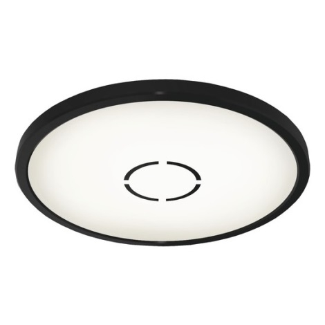 Plafoniera led ultra slim neagra rotunda 18W [6]