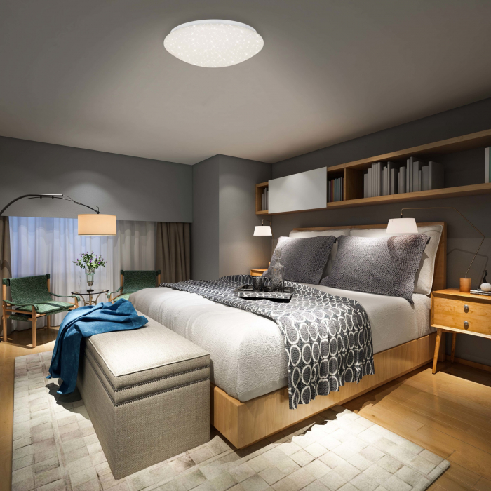 Plafoniera rotunda cu telecomanda [2]