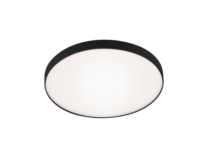 Plafoniera LED Briloner Malbona, 13W, 1200 lumeni, lumina neutra (4000K), IP44, 28.5x6.5 cm, Alb/Negru [2]
