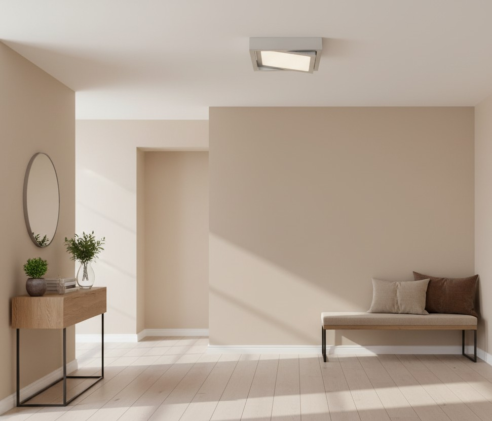 Plafoniera orientabila gri led [1]