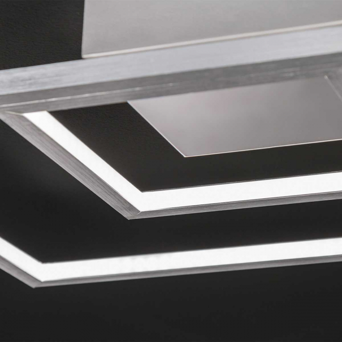 Plafoniera Patrata aluminiu anodizat LED [3]