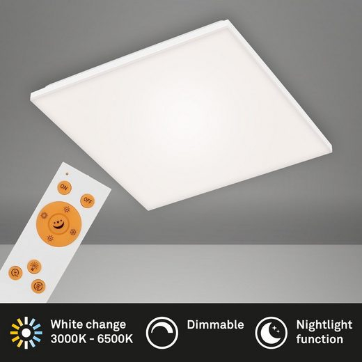 Plafoniera LED Square Briloner Dimabila FRAMELESS LED Lumina inteschimbabila cu telecomandă [2]