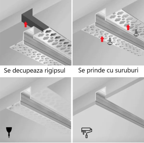 Profil banda led incastrat 2m [2]