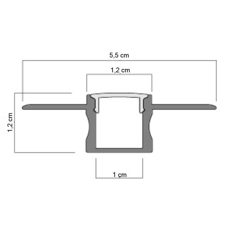 Profil banda led incastrat 2m [4]