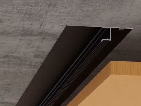 Profil banda led shadow gap negru 2m [2]