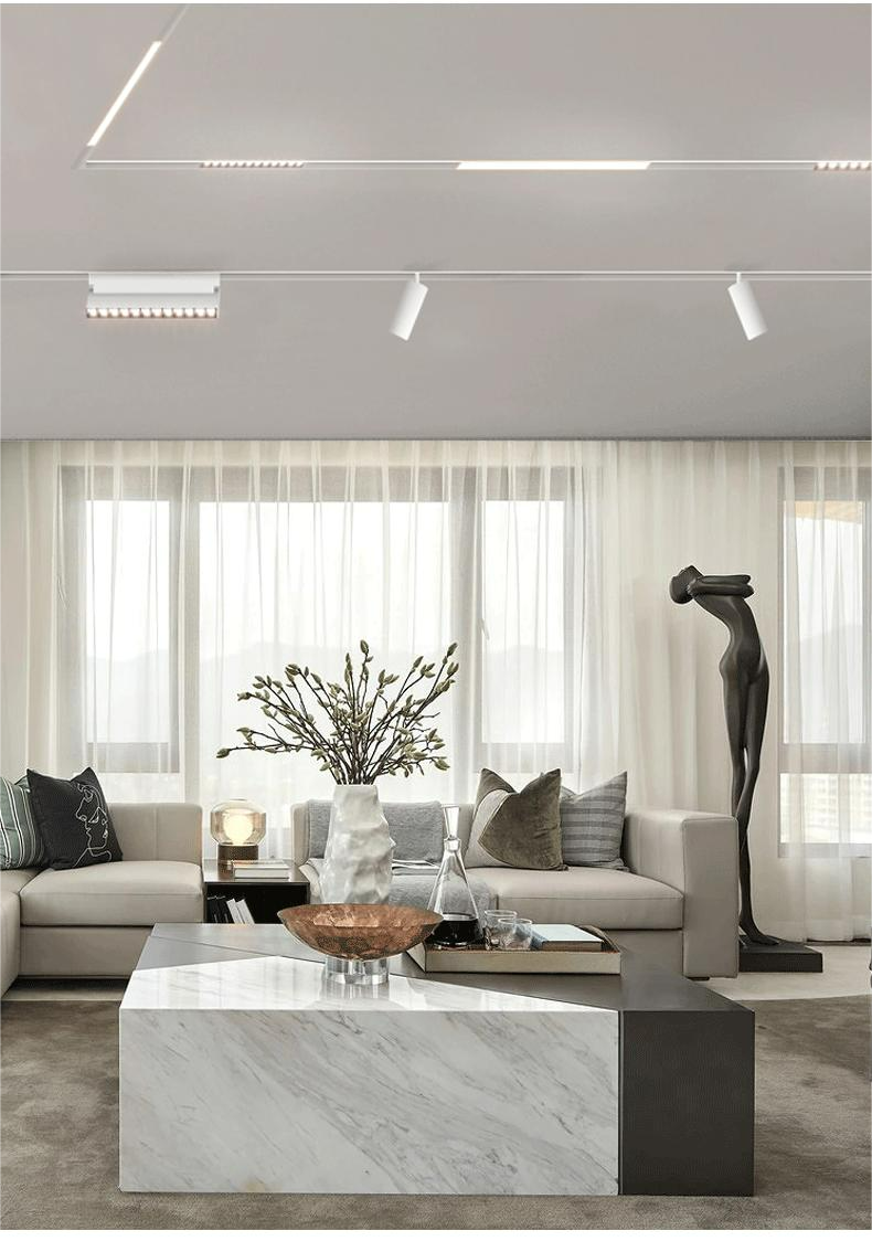 Spot led alb sina magnetica 6W Orientabil Lumina calda [4]