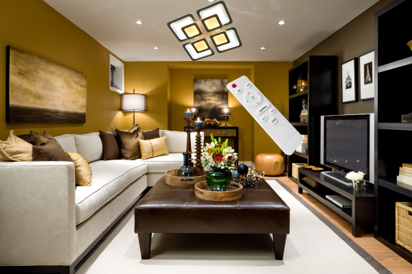Resigilat - Lustra LED Square Design, SLC, Patrata 50 cu Telecomanda [3]