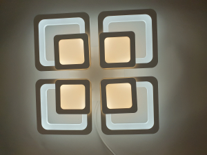 Resigilat - Lustra LED Square Design, SLC, Patrata 50 cu Telecomanda [3]