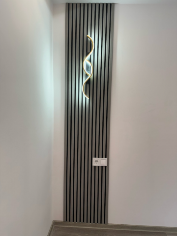 Aplica de perete WAVY Black and Gold 40 W [4]