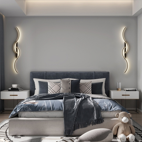 Aplica de perete WAVY Black and Gold 40 W [5]