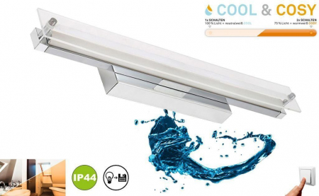 Aplica LED Briloner Leuchen Cool and Cosy, 5W, 500 lumeni, Dimabil, Lumina Calda, Neutra, Functie Memorie, IP44 [5]