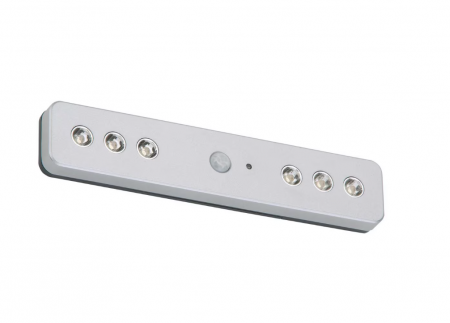 Aplica LED cu senzor de miscare si de lumina, Briloner, 6xLED/0,08W 5 lm, lumina rece 6500K, IP20 [2]