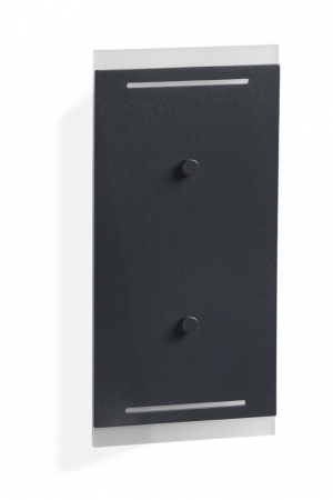 Lampi gradina - Aplica exterior slim 6w Neagra