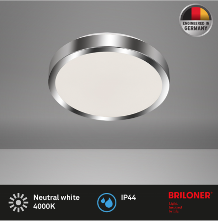 Aplica LED pentru baie Briloner Bano Splash, 15W, 1500 lumeni, lumina neutra (4000K), IP44, 29x8 cm [4]