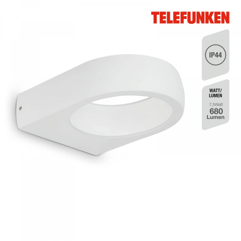 Aplica LED exterior Briloner Alba PUKA 6.5W 680 lumeni lumina neutra IP44 [3]