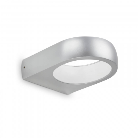 Lampi gradina - Aplica LED exterior Briloner Argintie PUKA 6.5W 680 lumeni lumina neutra IP44