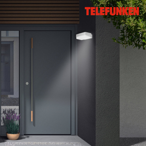 Aplica LED pentru exterior Briloner Leuchen Maintz, 14 W, 1500 lumeni, lumina neutra (4000K), IP44, Silver Briloner [4]