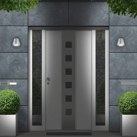 Aplica LED pentru exterior Briloner Leuchen Silver QUELLE cu bec GU10 Inclus Putere Maxima 4.9W IP44 [3]