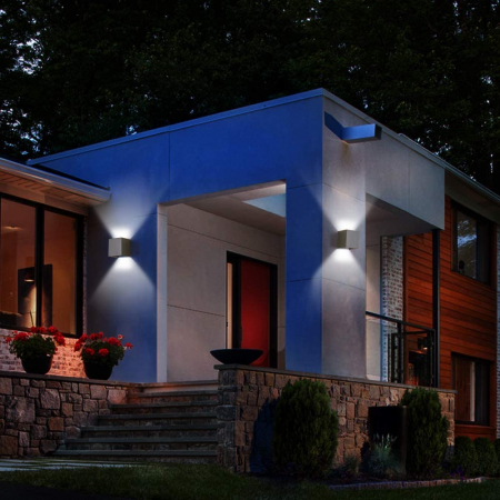 Aplica perete exterior 6 W slim mica gri antracit [6]