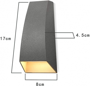 Aplica perete exterior 6 W 90 si 15 grade [1]