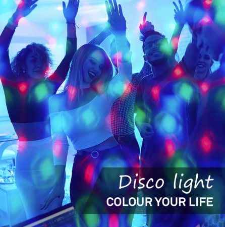 Bec disco rotativ LED RGB Briloner, E27, 3W, unghi reflexie 180 grade [3]