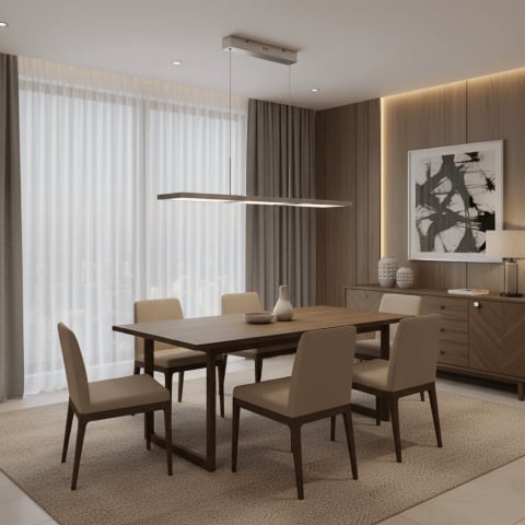 Lustre suspendate - Candelabru WOFI Viso Aluminiu Lumina Calda