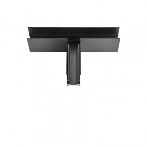 Iluminat sina magnetica - Colt aluminiu negru sina magnetica