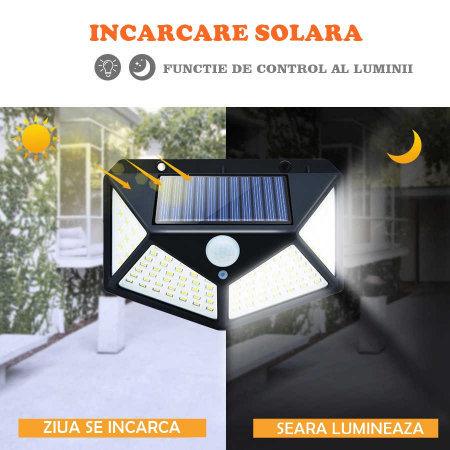 Lampa solara 3w 100 led-uri [0]