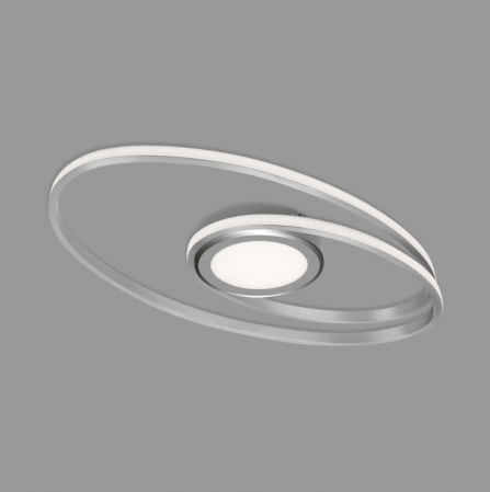 Lustra Led Briloner Leuchen Rotunda Argintie 22w 2800 Lumeni Lumina Calda [1]