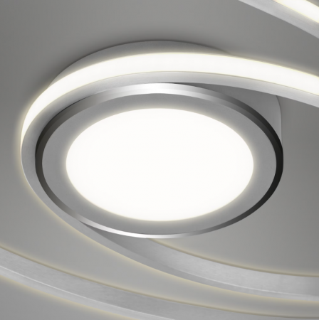 Lustra Led Briloner Leuchen Rotunda Argintie 22w 2800 Lumeni Lumina Calda [6]