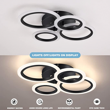 Led Circle Black SLC 2+2 [4]