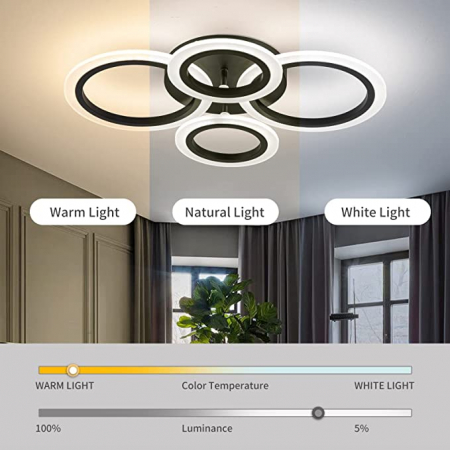 Led Circle Black SLC 2+2 [5]