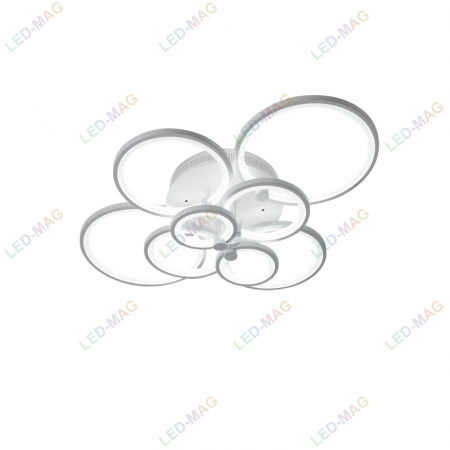 Lustra LED Circle Design 8 Cercuri cu telecomanda [5]