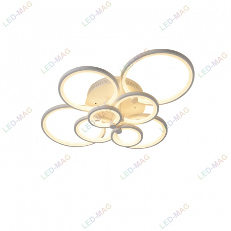 Lustra LED Circle Design 8 Cercuri cu telecomanda [7]