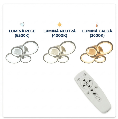 Lustra Led cu telecomanda [4]