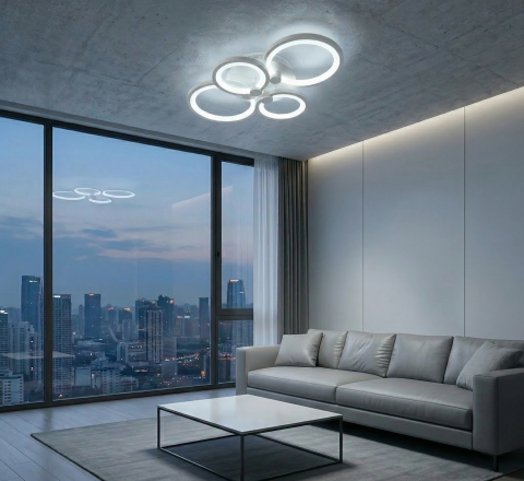 Lustra Led cu telecomanda [5]