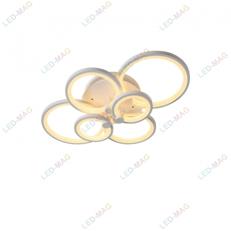 Lustra led circle design dreptunghiulara 6 cercuri SLC [6]