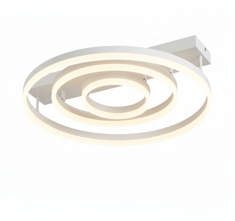 Iluminat living - Lustra LED Circle Numva 3 cu Telecomanda