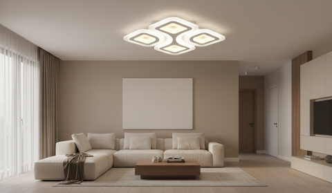 Lustra LED Infinite Square [5]
