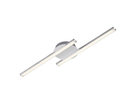 Iluminat bucatarie - Lustra LED integrat Briloner Leuchen, 12W, 1200 lumeni, lumina Calda 3000K, RA>80, Culoare Argintiu