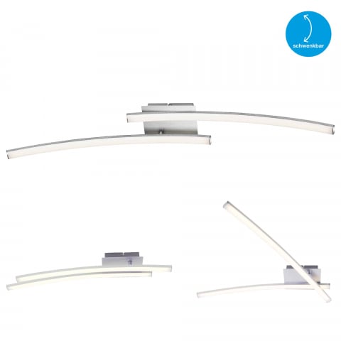Plafoniera led 2 surse 18w lumina calda [2]